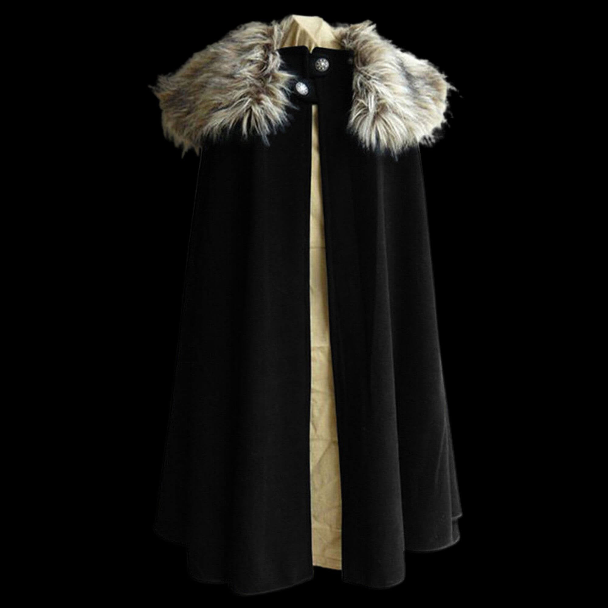 DSE Viking Fur Collar Cloak